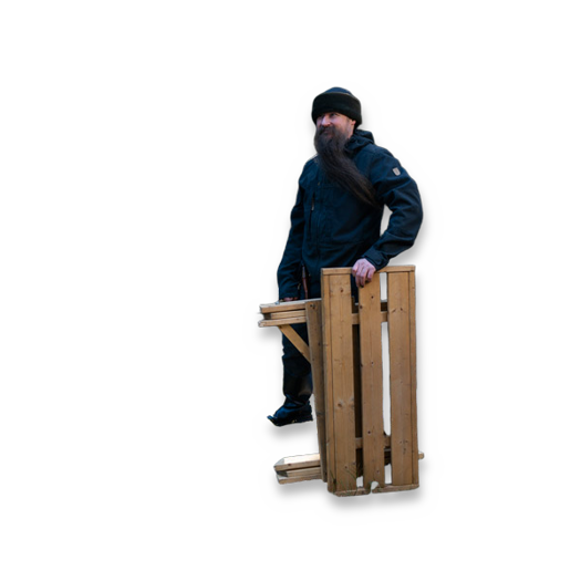 Savotta Hiisi foldable sauna benches