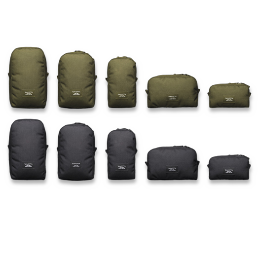 Organizador de bolsillo Savotta Horizontal Pouch S, verde olivo