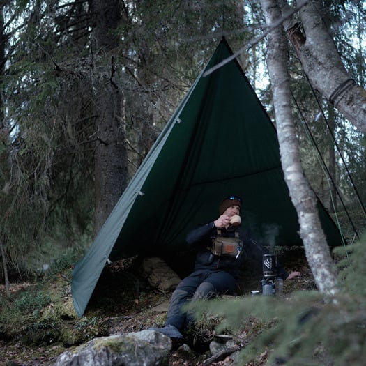 Savotta Laavu Tarp, 275 x 275 cm, green