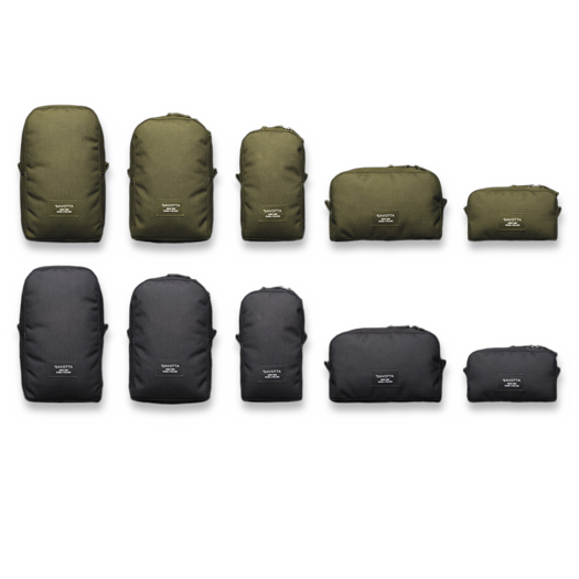 Savotta Vertical Pouch S Organizer-Tasche, schwarz