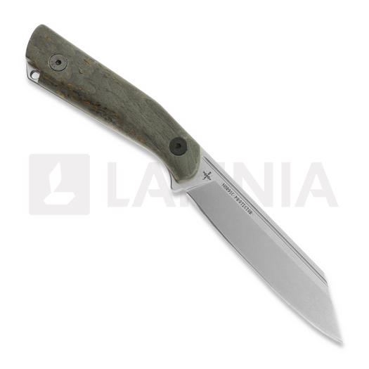 Scandinoff Nordic Protector 130 EDC knife, Curly Birch Nordic Night