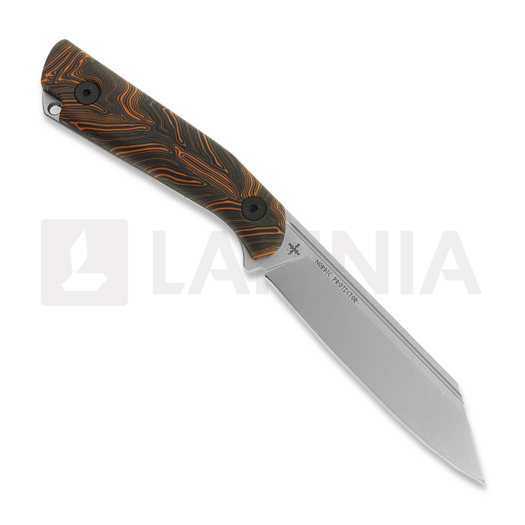 Scandinoff Nordic Protector 130 EDC knife, G10 Nordic Woods