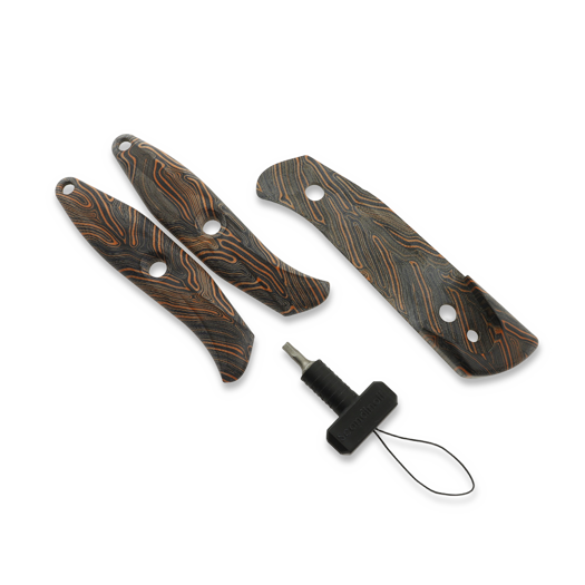 Scandinoff Nordic Protector Vario EDC peilis, Full Pack, Nordic Woods