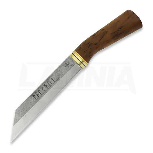 Nóż Scandinoff Seax Valknut Classic Viking Colors, Dark Birch