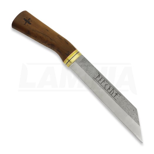 Scandinoff Seax Valknut Classic Viking Colors kniv, Dark Birch