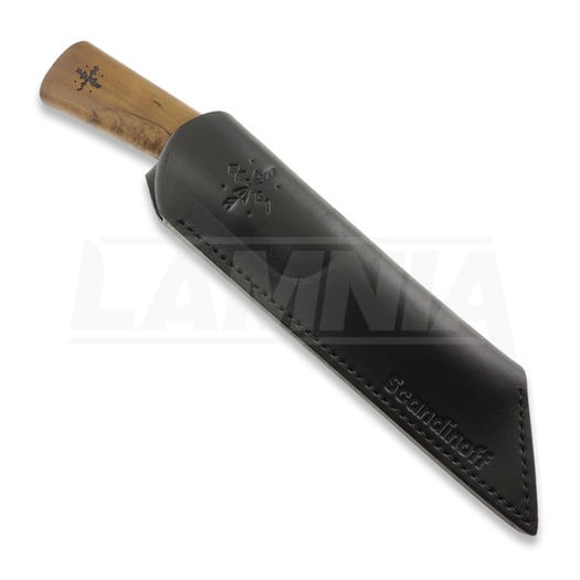 Scandinoff Seax Valknut Classic Viking Colors kniv, Dark Birch