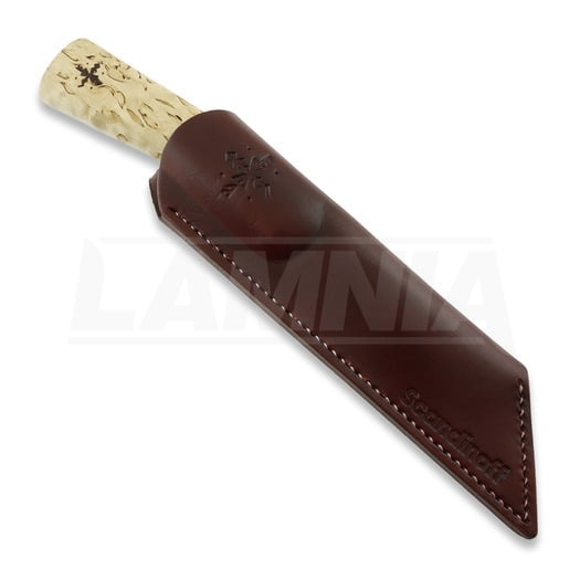 Scandinoff Seax Valknut Classic Viking Colors kniv, Nature Birch