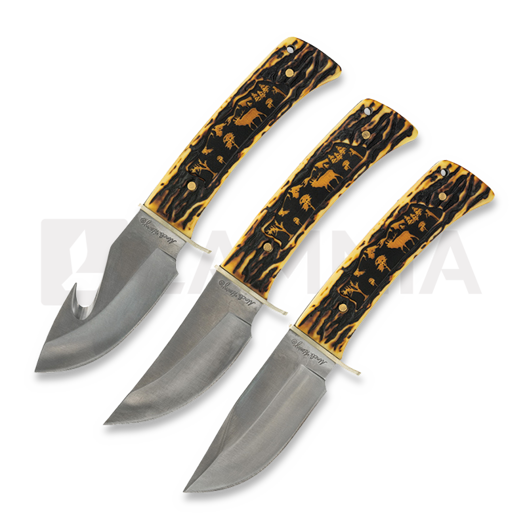 Schrade 3pc Fixed Elk Set
