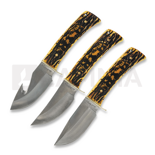 Schrade 3pc Fixed Elk Set