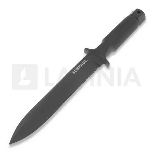 Schrade Extreme Survival drop point サバイバルナイフ, 鋸歯状