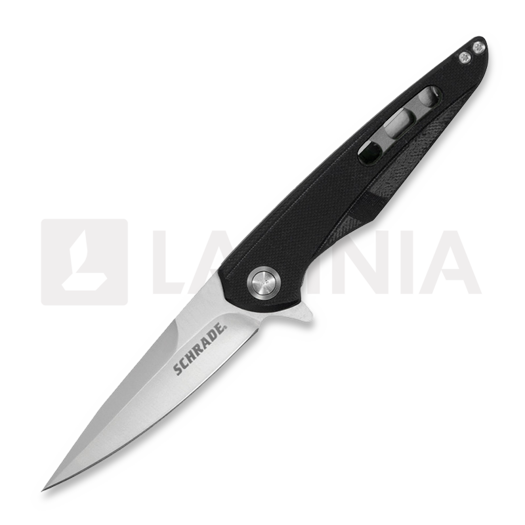 Skladací nôž Schrade Kinetic Linerlock Black G10