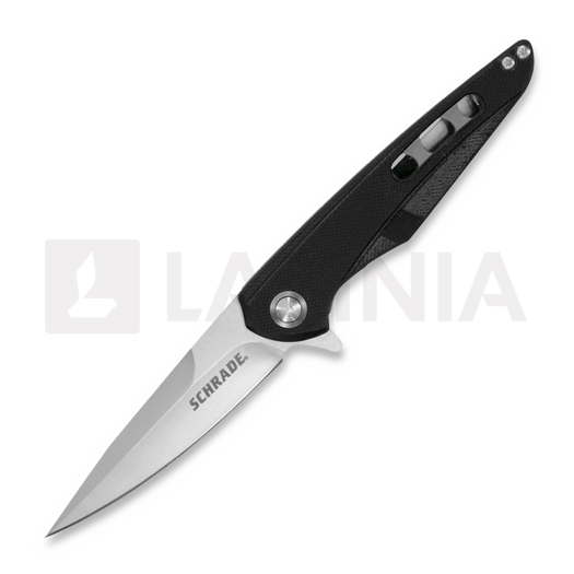 Schrade Kinetic Linerlock Black G10 fällkniv