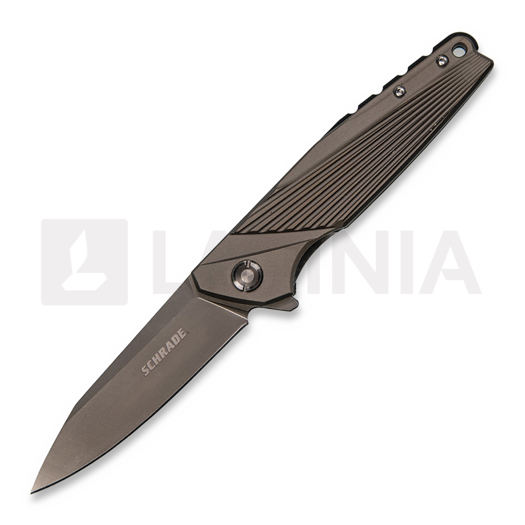 Couteau pliant Schrade Linerlock Gray Titanium