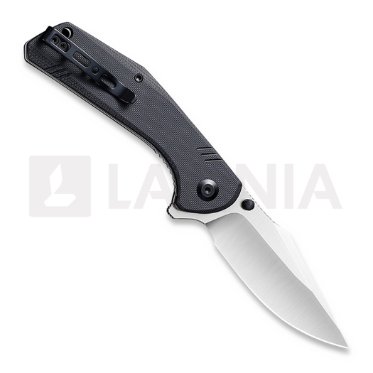 Sencut Actium, Black G-10 Satin SA02B