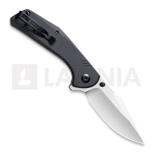 Sencut Actium, Black G-10 Satin SA02B