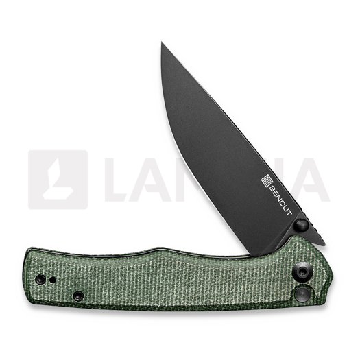 Sencut Crowley, Green Micarta S21012-3