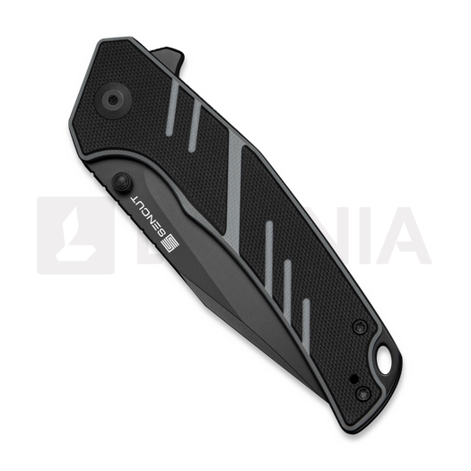 Sencut Quirk 접이식 나이프, Black & Gray G-10 S25099-2