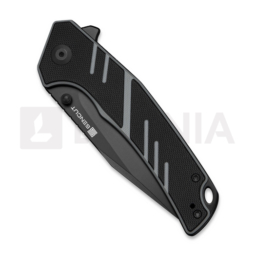 Sencut Quirk 접이식 나이프, Black & Gray G-10 S25099-2