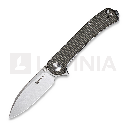 Sencut Scepter, Dark Green Micarta SA03F