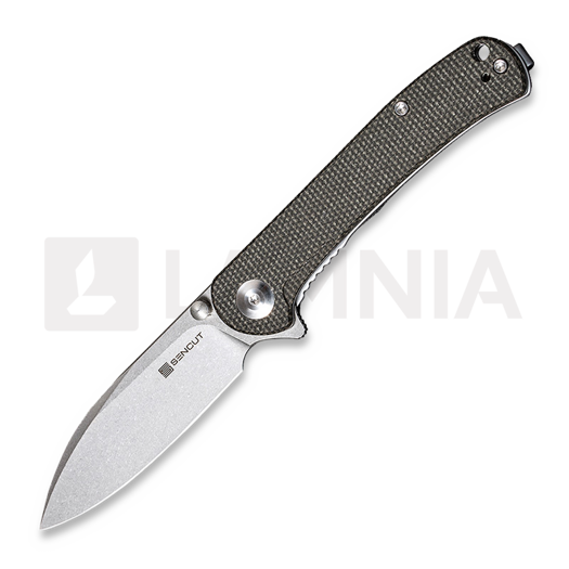 Sencut Scepter, Dark Green Micarta SA03F