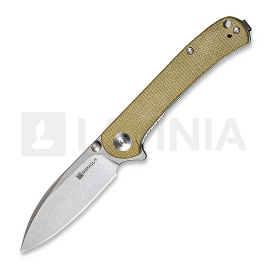 Sencut Scepter, Olive micarta SA03E
