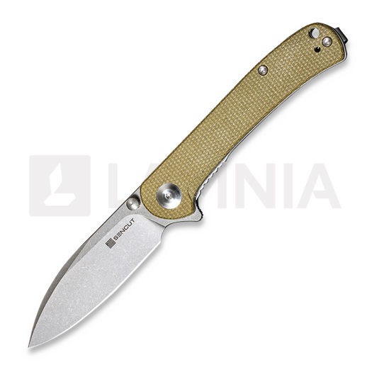 Sencut Scepter, Olive micarta SA03E