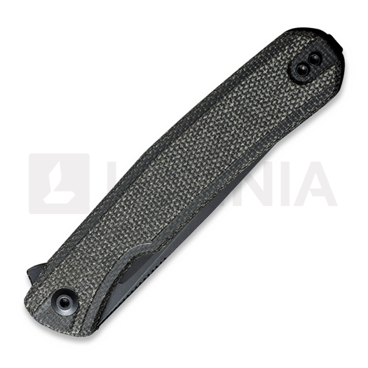 Sencut Scitus, Dark Green Canvas Micarta S21042-3