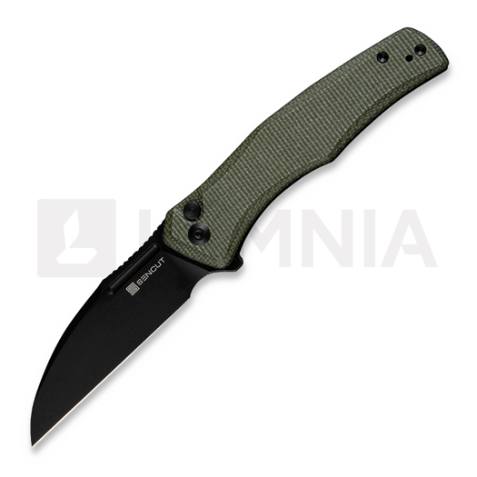 Sencut Watauga, Dark Green Micarta S21011-2