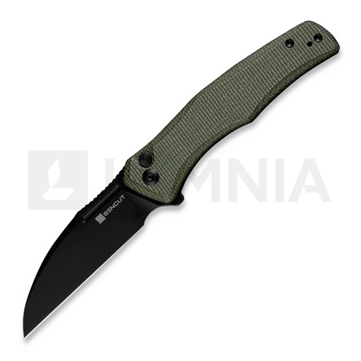 Sencut Watauga, Dark Green Micarta S21011-2