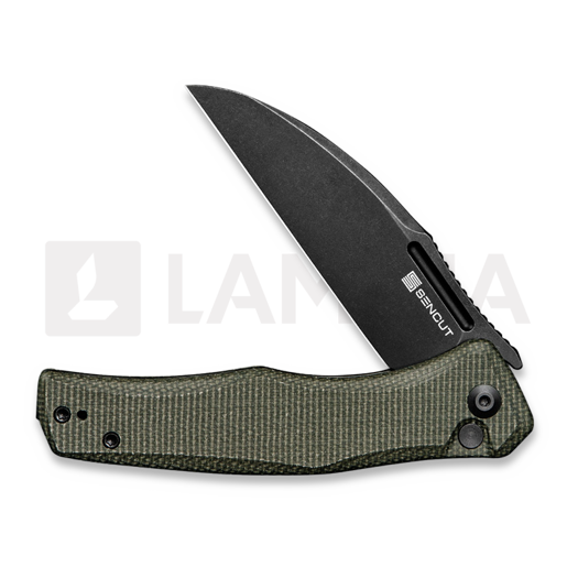 Sencut Watauga, Dark Green Micarta S21011-2