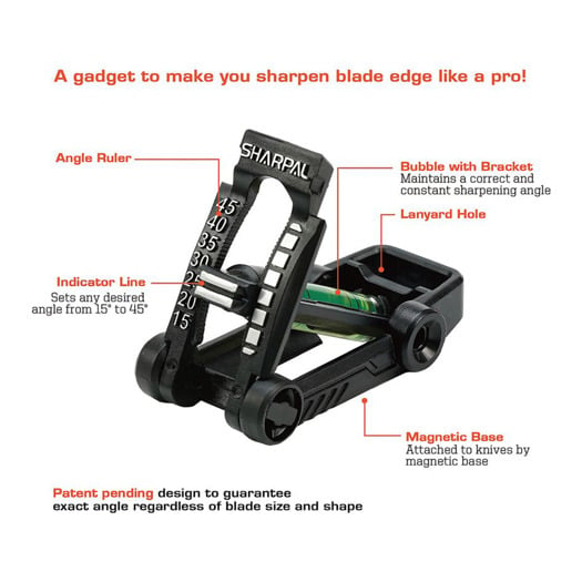 Sharpal Holdbubble Sharpening Guide