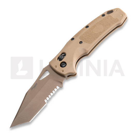 SIG K320 Able Lock sulankstomas peilis, tan