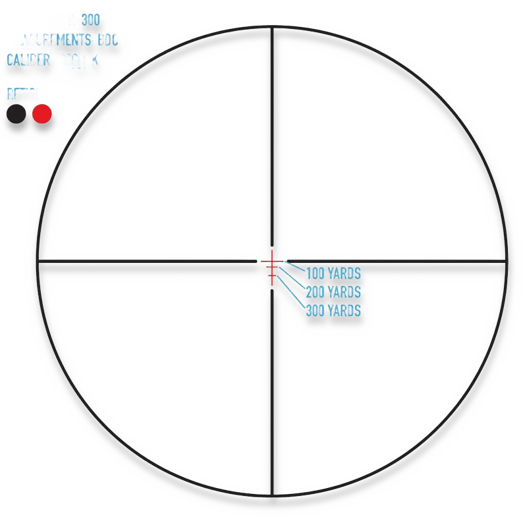 Sightmark Rapid AR 1-4x20 SCR-300 geværsigte