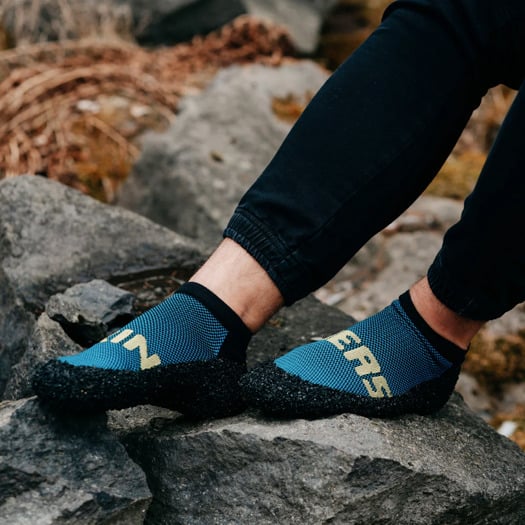 Skinners Sock shoes, Essentials 2.0 Petrol