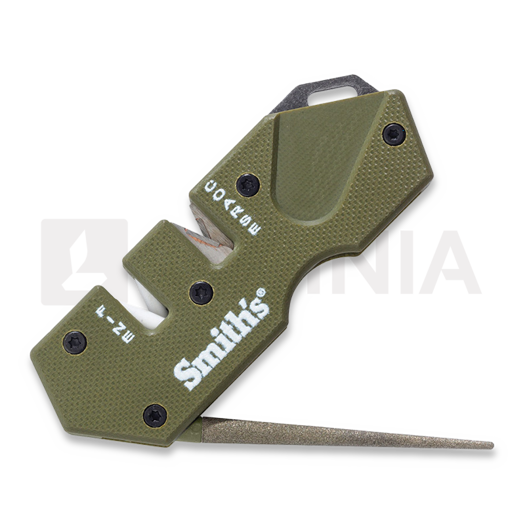 Smith's Sharpeners PP1 Mini Tactical Sharpener, zaļš