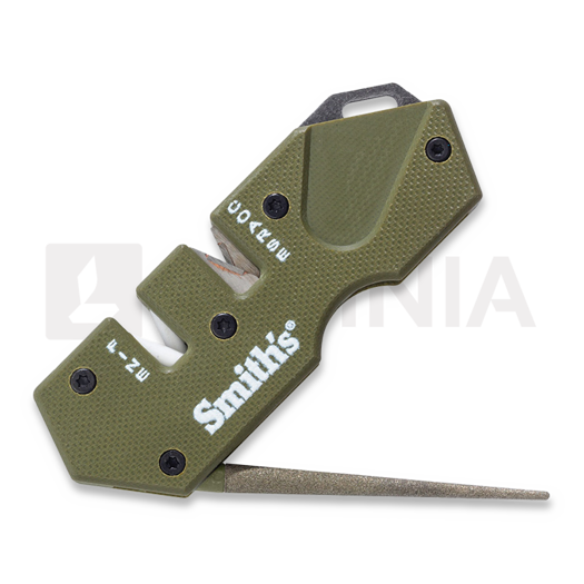 Smith's Sharpeners PP1 Mini Tactical Sharpener, olive drab