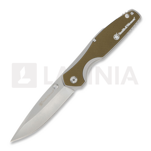 มีดพับ Smith & Wesson Cleft Linerlock A/O Tan