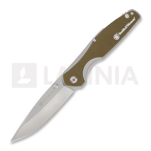 Saliekams nazis Smith & Wesson Cleft Linerlock A/O Tan