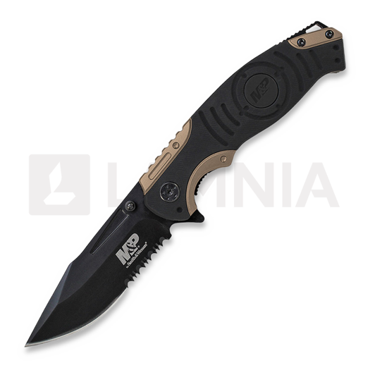 Smith & Wesson M&P Linerlock kääntöveitsi, black/brown