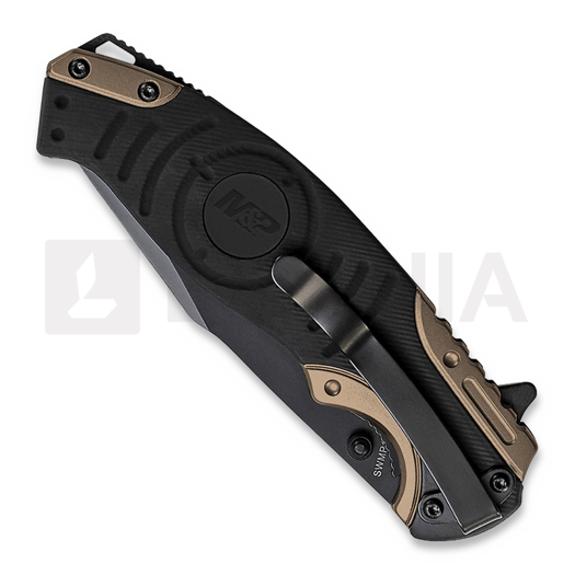 Smith & Wesson M&P Linerlock kääntöveitsi, black/brown
