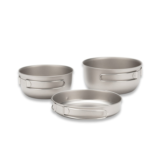 Snow Peak 3 Piece Titanium Cookset