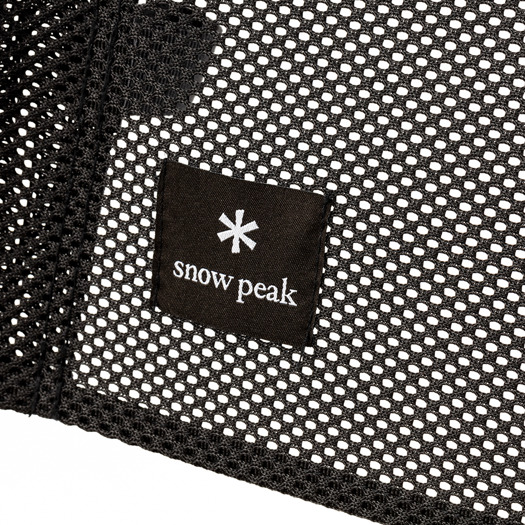 Snow Peak Folding Chair Mesh, schwarz