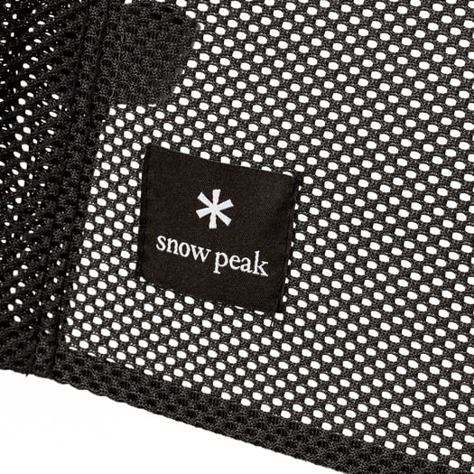 Snow Peak Folding Chair Mesh, schwarz
