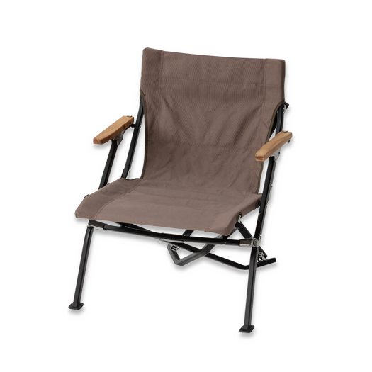 Snow Peak Luxury Low Beach Chair, szara