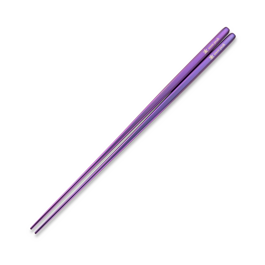 Snow Peak Titanium Coloured Chopsticks, púrpura