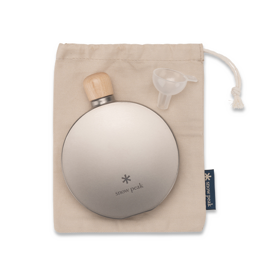 Snow Peak Titanium Curved Flask