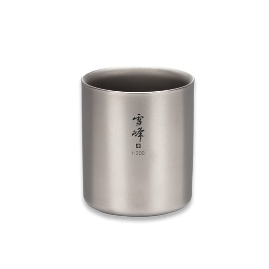 Snow Peak Titanium Double Wall Stacking Mug H - 200ml