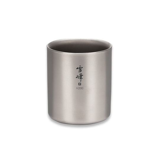 Snow Peak Titanium Double Wall Stacking Mug H - 200ml