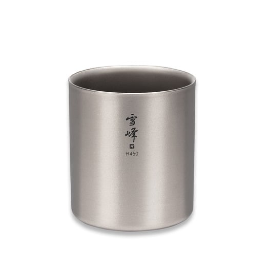 Snow Peak Titanium Double Wall Stacking Mug H - 450ml
