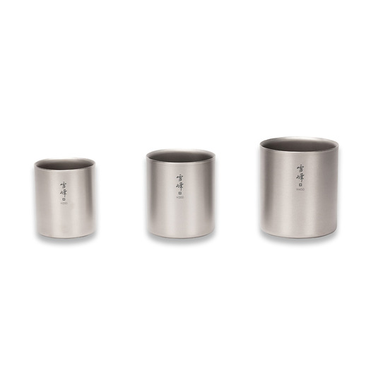 Snow Peak Titanium Double Wall Stacking Mug H - 450ml